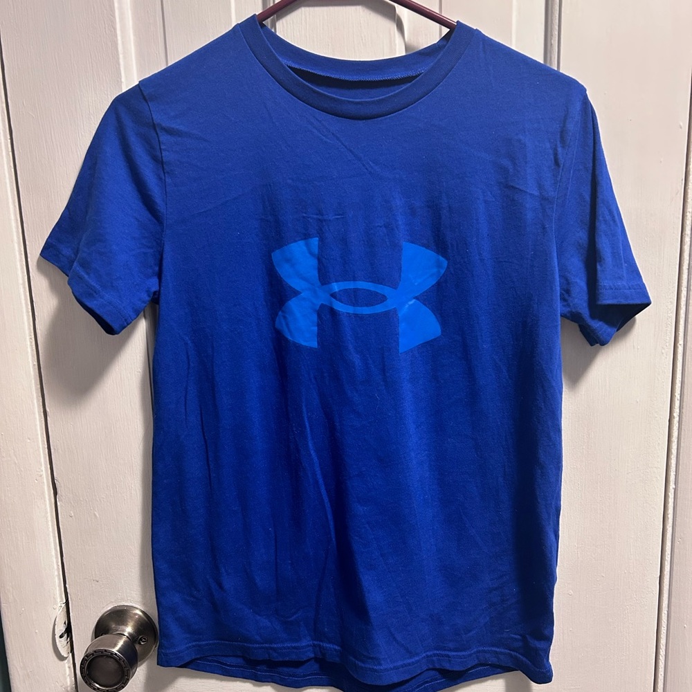 Under Armour Youth L  Blue T-Shirt